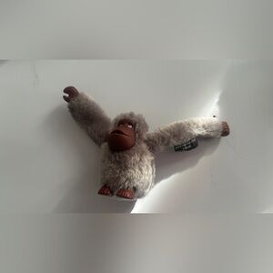 Kipling Gray Plush Monkey Keychain